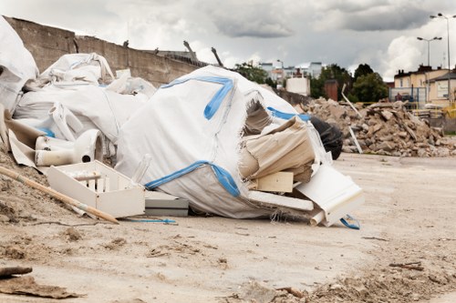 Edmonton skip hire service in action
