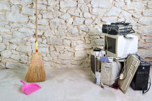 Healthy garden environment after waste removal