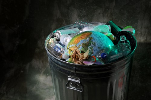 Eco-friendly disposal of garage items